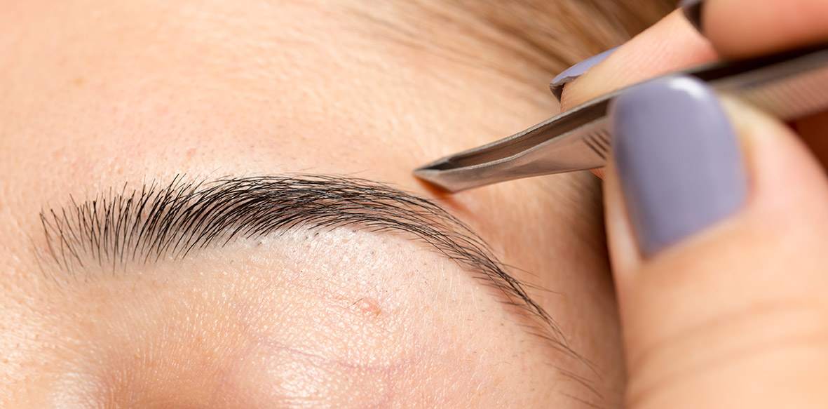 Luxury brow and lash tinting treatment at Beauty With Christina